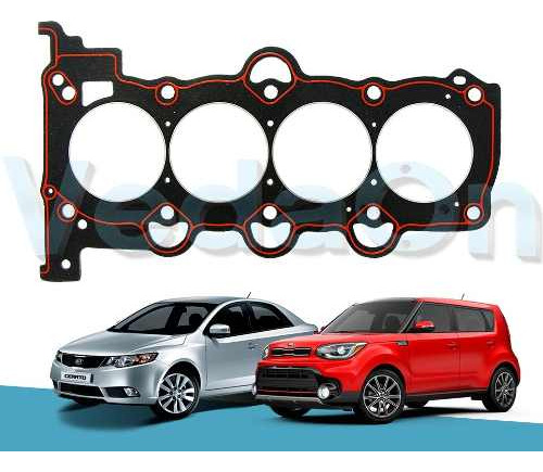 Kit Junta Superior Com Retentor Kia Soul Cerato 1.6 16v G4fc - Imagem 2