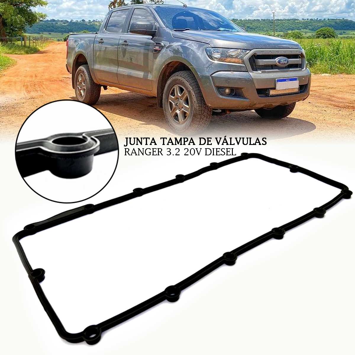 Junta de tampa válvula Ford Ranger 3.2 20V 5 Cilindros - Imagem 6