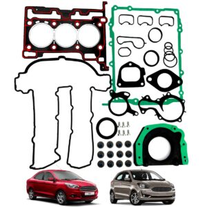 Junta Completa com Ret Ford KA+ / KA TI-VCT 1.0 12V 3 Cilindro