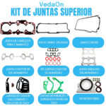 Junta Completa C/ Retentor Golf Bora 2.0 8v Apk Amianto - Imagem 2