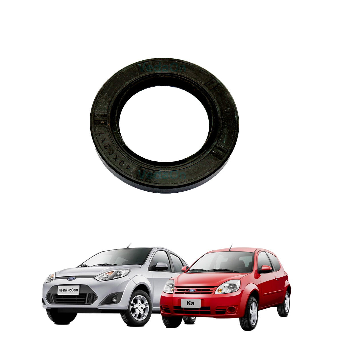 Retentor Dianteiro 8V Ka Fiesta Ecosport Zetec Rocam 1.0 1.6/ClaseA Vaneo 1.6 1.9 MB 166.960 961 990 991 - Imagem 2
