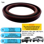 RETENTOR DIANTEIRO 44X60X7 8V 2.5 D4BB 4D56 HR H100 L200/ 16V 2.4 4G69 AIRTREK OUTLANDER - EMB 1 PC - Imagem 4