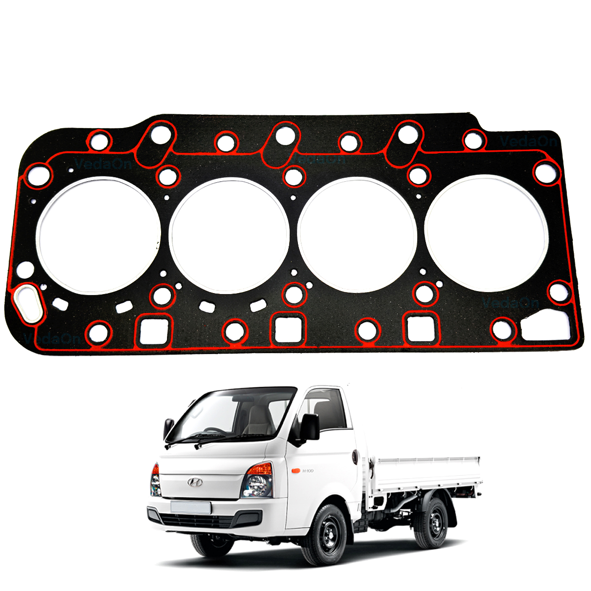 Junta De Cabeçote Hyundai HR Kia Bongo H1 2.5 16v D4cb