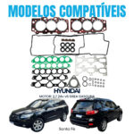 KIT JTAS PAK C/RETENTOR HYUNDAI SANTA FE/ GLS 05/... MTR G6EA DOHC 2.7 V6 24V - Imagem 3