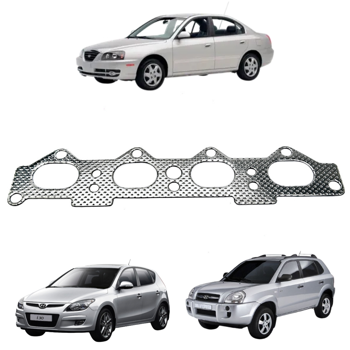 Junta Coletor Escapamento Tucson I30 Elantra 2.0 16v G4gc