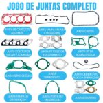 Jogo Junta Motor L200 Pajero 2.5 8v Hpe 4d56 - Imagem 2