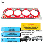 Junta De Cabeçote H100/Mitsubishi/L200/Pajero Hpe - Imagem 3