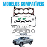 Kit de junta superior retificação Toyota Hilux SW4 2.7 16V 2TR-FE - Imagem 3