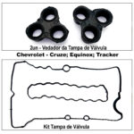 Kit Junta Tampa Válvula Gm Tracker Cruze 1.4 16V Flex Turbo - Imagem 3