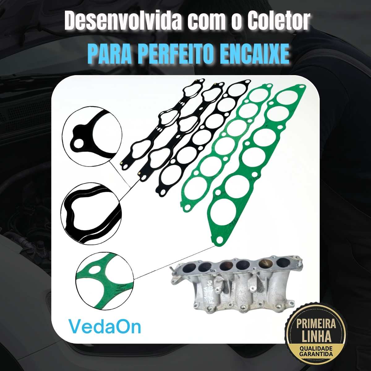 Kit Coletor de Admissão Tucson/ Sonata/ Santa Fe 2.7 V6 24V G6BA / G6EA DOHC - Imagem 7