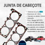 Junta Cabeçote Amianto Ford Ranger 4.0 V6 12v 90/00 - Imagem 5