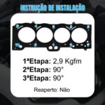 Junta Cabeçote Corolla 1.8 16v Dohc 7afe 1992 A 2002 - Imagem 5