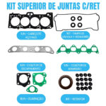Junta Superior Retentor Corolla 1.8 16v Dohc 7afe 92 A 02 - Imagem 2