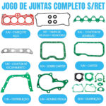 Jogo Junta Completo Corolla 1.8 16v Dohc 7afe 1992 A 2002 - Imagem 3