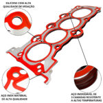 Junta Cabeçote INOX 0,60mm Hyundai New Tucson 1.6 L4 16V DOHC Gamma T-GDi G4FJ - - Imagem 6