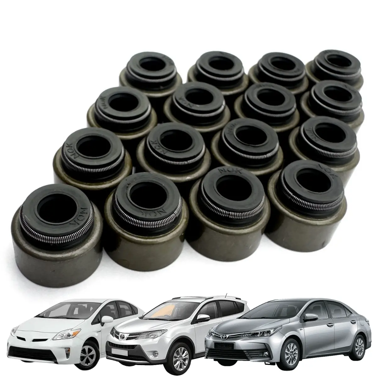 07208a92191cdd51fce07165cf9e5ac7.webp Kit Retentores Haste De Válvulas Toyota Hilux Sw4 2.7 16v - 16 Peças - Imagem 1