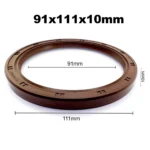 Retentor Traseiro Etorq Palio Toro Renegade Compass/Sonata G6BA G6EA/G6DB G6DA Sorento/Pajero 6G72 6G74 - Imagem 3