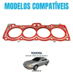 Junta Cabeçote Inox Corolla 1.8 16v Dohc 7afe 1992 A 2002 - Imagem 4