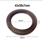 Retentor Dianteiro 16V Honda New Civic CR-V 1.6 R16A 1.8 R18A 2.0 R20A - Imagem 2