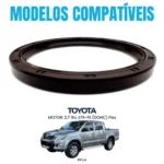 Retentor Traseiro 16V Toyota Hilux (05/...)/ Hi Ace 2.7 2TR-FE FLEX (DOHC) - Imagem 3