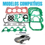 Jogo Junta Completo Corolla 1.8 16v Dohc 7afe 1992 A 2002 - Imagem 4
