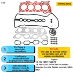 Kit Junta Superior Com Retentor Corolla 1.6 1.8 16v Vvti 1zz - Imagem 3
