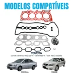 Kit Junta Superior Toyota Corolla 1.6 1.8 16v Vvti 1zz [FAB] - Imagem 4