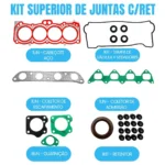 Kit de Juntas INOX com Retentores Toyota Corolla Antigo 1.8 L4 16V DOHC 7A-FE - Imagem 2