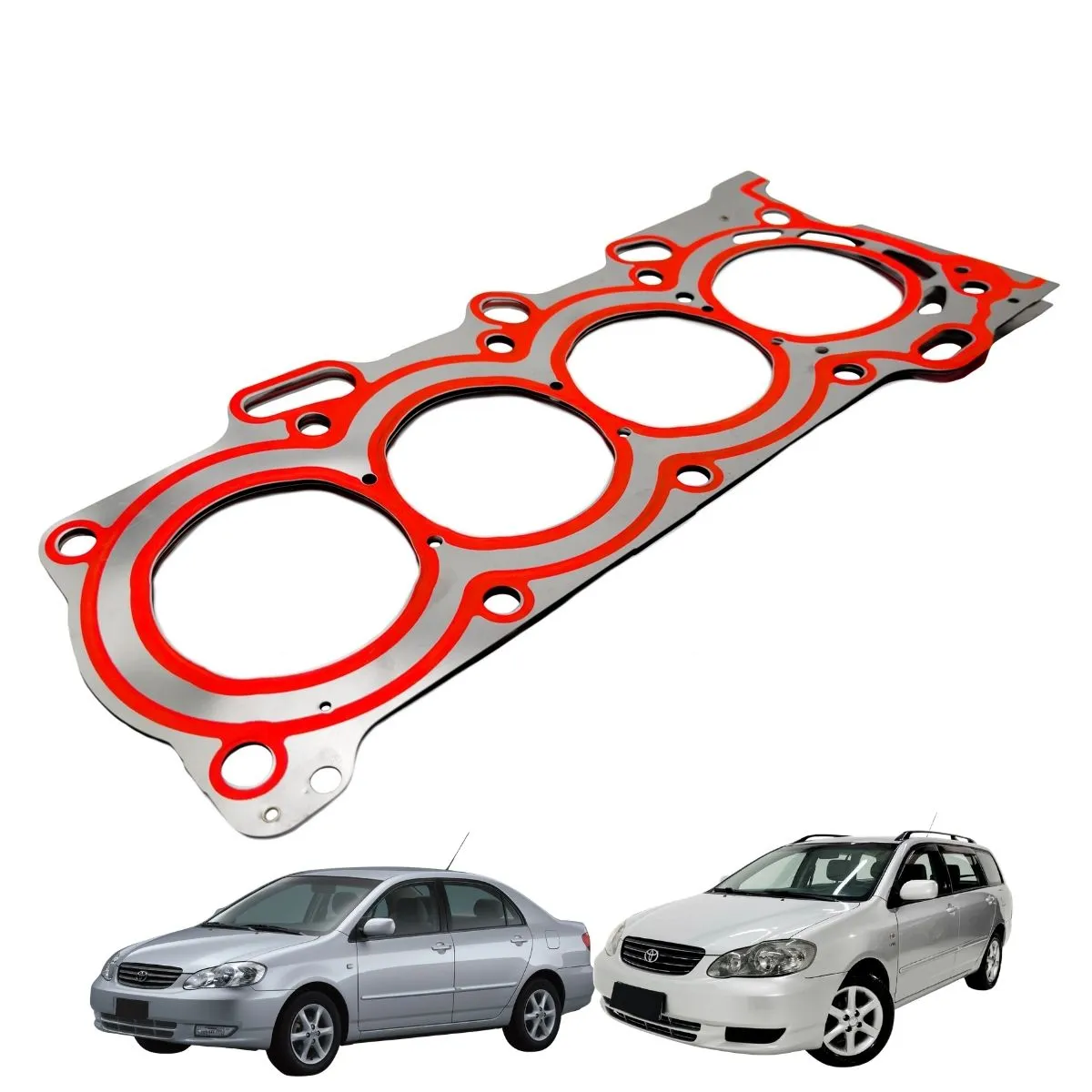 3f933301ac76a3af1da8d11b65e3682b-1.jpg Junta Cabeçote INOX 0,54mm Corolla Fielder Rav4 1.6 3ZZ-FE 1.8 1ZZ-FE L4 16V DOHC 98/... - Imagem 1
