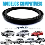 Retentor Traseiro 80X96X9 16V Tucson Elantra Sportage 2.0 G4Gc/ 8V Hr H100 L200 2.5 - Imagem 4