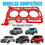 Junta Cabeçote Inox Fiat Argo/ Mobi/ Novo Uno Firefly Flex 1.0 6V 3Cil 2017/... - Imagem 3