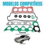 Kit de Juntas INOX Toyota Corolla Antigo 1.8 L4 16V DOHC 7A-FE - Imagem 4