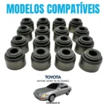 Retentores De Hastes Válvulas Corolla 1.6 1.8 16v 4afe 7afe - Imagem 4