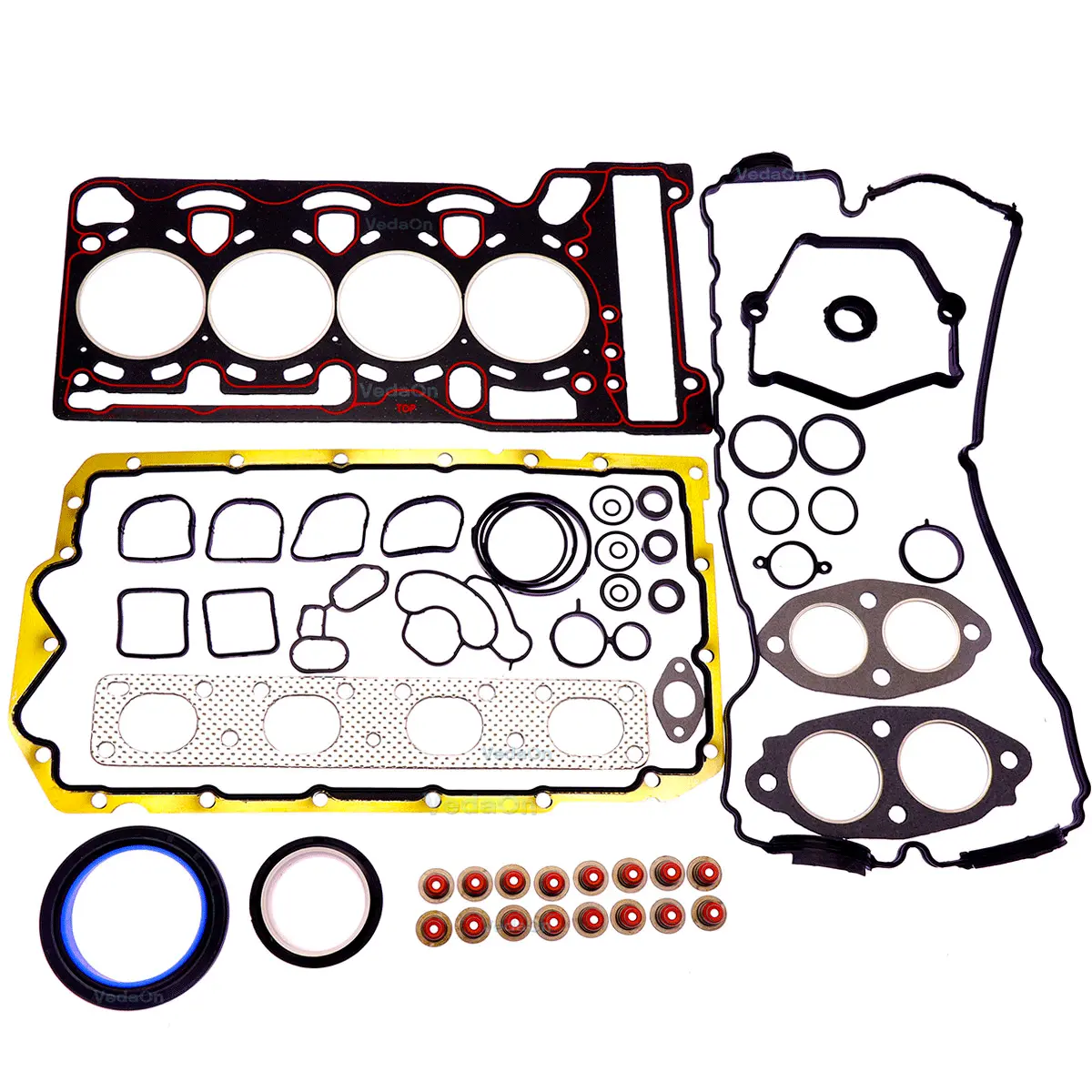 7f09b676875458a35b57677dc507df4b.png Jogo Junta Motor Com Retentor BMW 318i 320i X1 1.8 2.0 16V N16 mais novo - Imagem 1