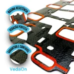 Kit Junta Superior Amianto Ford Ranger 4.0 V6 12v 94/00 - Imagem 8