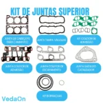 Kit Junta Superior Amianto Ford Ranger 4.0 V6 12v 94/00 - Imagem 2