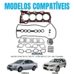 Junta Superior Com Retentor Corolla Fielder 1.6 1.8 16v Vvti - Imagem 4
