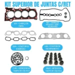 Junta Superior Com Retentor Corolla Fielder 1.6 1.8 16v Vvti - Imagem 2