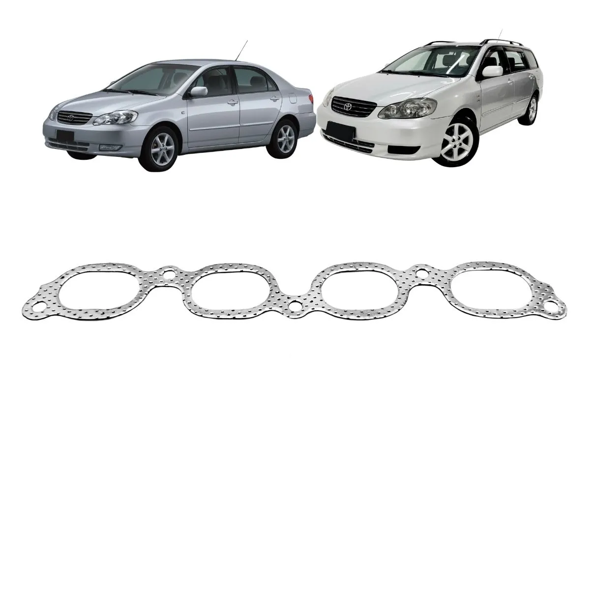 a95837b95961de369982ae9dcbd61030.webp Junt Coletor Admissão Corolla Fielder 1.6 1.8 16v Vvti 1zzfe - Imagem 1