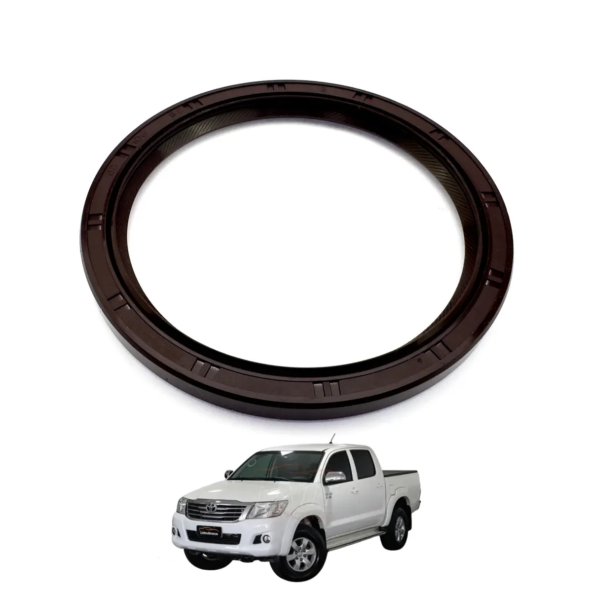 cc5c464b4deef039880b0e5c6bbd0aee.jpg Retentor Traseiro 16V Toyota Hilux (05/...)/ Hi Ace 2.7 2TR-FE FLEX (DOHC) - Imagem 1