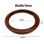 Retentor Traseiro GM 8/16V Corsa 1.0 1.4 1.6 1.8/Stilo 1.8/ Honda Fit/City 1.4 1.5 New Civic 1.6 1.8 2.0 - Imagem 2