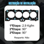 Jogo Junta Motor Retentor Corolla 1.8 16v Dohc 7afe 92 A 02 - Imagem 10