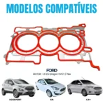 Junta Cabeçote Ford Ka Ecosport 1.5 12v 3cc Dragon 2018-2020 Flex - Imagem 4
