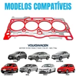 Junta Cabeçote Vw Msi 1.6 16V Voyage Saveiro Fox Crossfox - Mls - Imagem 3