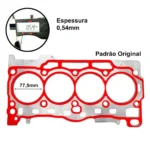 Junta Cabeçote Vw Msi 1.6 16V Voyage Saveiro Fox Crossfox - Mls - Imagem 2